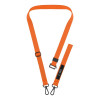 Tech-Protect C6S Rope Crossbody Phone Lanyard, Cosmic Orange