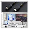 StarTech.com HDMI21-CBL-SLIM-1M Ultra High Speed HDMI 2.1 Cable, 1 m, Black