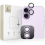Tech-Protect Camring Fit+ camera lens covers for Apple iPhone 16 / 16 Plus / 17, Lavender