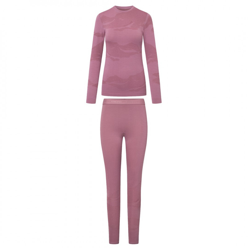 Viking Gasher Lady Set Merino Women's Underwear, Pink, L