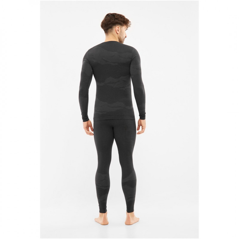 Viking Gasher Man Set Merino Men's Underwear, Black, XL