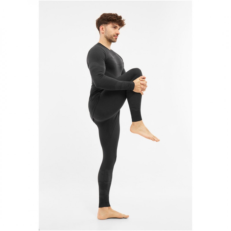 VIKING Gasher Man Set Merino Men's Thermoactive Underwear Set, size L, black