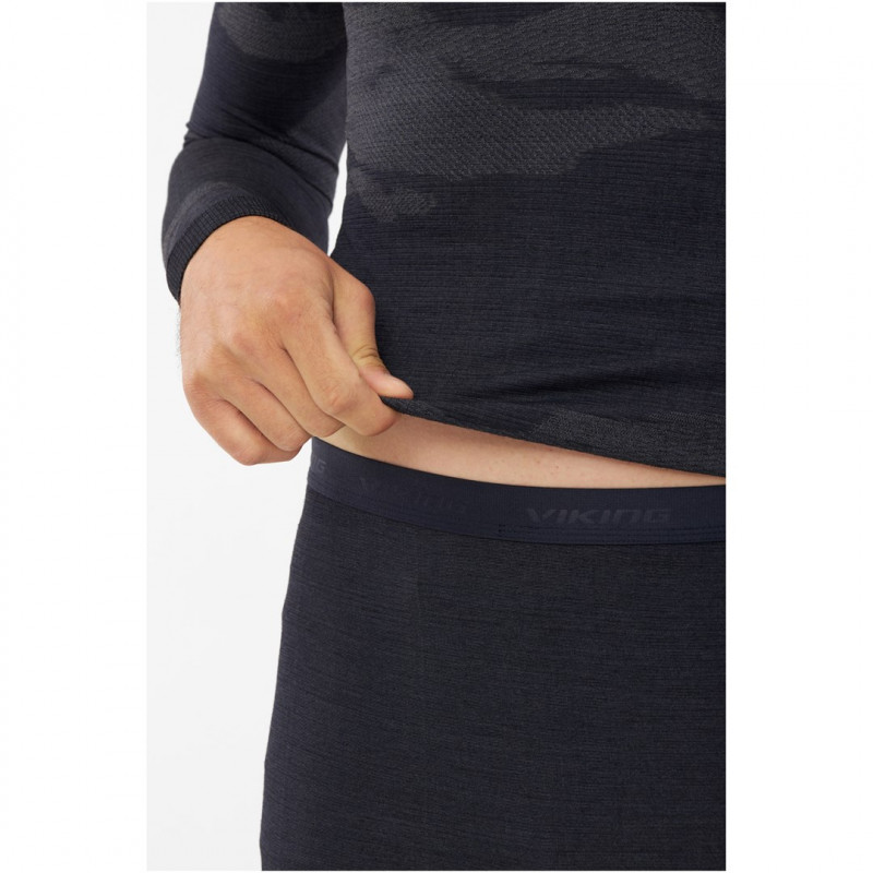 VIKING Gasher Man Set Merino Men's Underwear, size L, navy blue