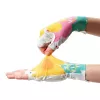 Rockbros S389 Women's Short-Finger Shock-Absorbing Cycling Gloves, size L, multicolour
