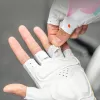 Rockbros S389 Women's Short-Finger Shock-Absorbing Cycling Gloves, size L, multicolour