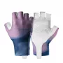 Rockbros S389 Women's Short-Finger Shock-Absorbing Cycling Gloves, size L, purple