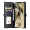 Hurtel Samsung Galaxy A56 5G PU Leather Wallet Case with Stand Function and Straps, black