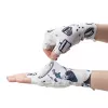 Rockbros S389 Women's Short-Finger Shock-Absorbing Cycling Gloves, size L, white