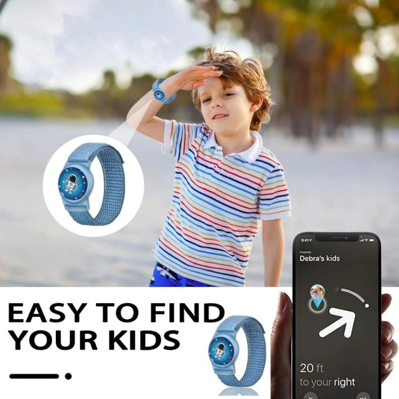 Tech-Protect Nylon For Kids strap for Apple AirTag 1 / 2, Astronaut
