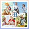 Tech-Protect Nylon For Kids strap for Apple AirTag 1 / 2, Astronaut