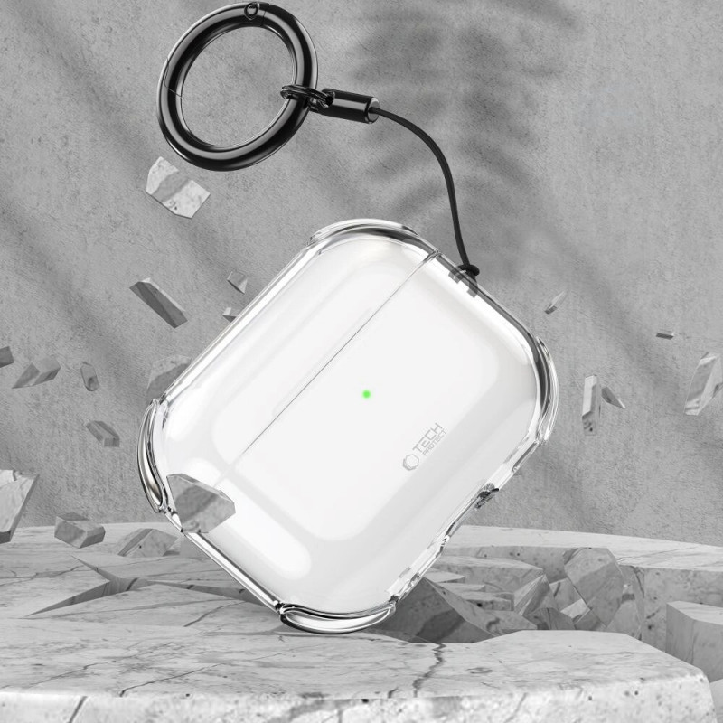 Tech-Protect Bounce case for Apple AirPods Pro 3, Clear
