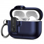 Tech-Protect Slim Hook case for Apple AirPods Pro 3, Navy Blue