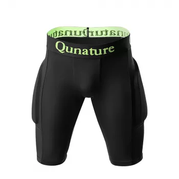 Qunature Ski Hip Protectors Basic M for Skis, Snowboard and Skates, Black