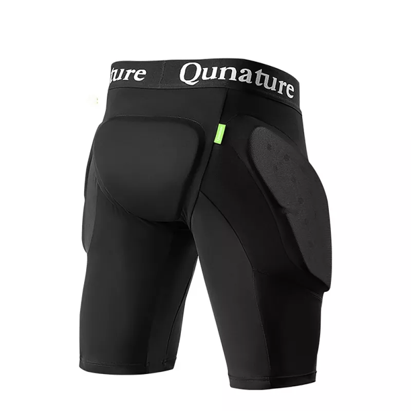 Qunature Ski Hip Protectors Basic M for Skis, Snowboard and Skates, Black