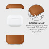 Tech-Protect NaturalFit case for Apple AirPods Pro 3, Brown