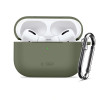 Tech-Protect Silicone Hook case for Apple AirPods Pro 3, Olive Green