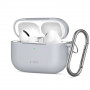 Tech-Protect Silicone Hook case for Apple AirPods Pro 3, Crayon Grey