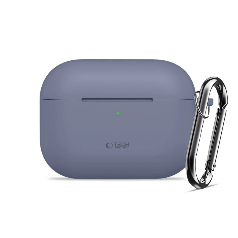 Tech-Protect Silicone Hook case for Apple AirPods Pro 3, Baby Blue