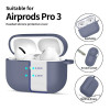 Tech-Protect Silicone Hook case for Apple AirPods Pro 3, Baby Blue