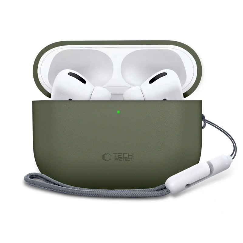 Tech-Protect Silicone Case Apple AirPods Pro 3 Olive Green