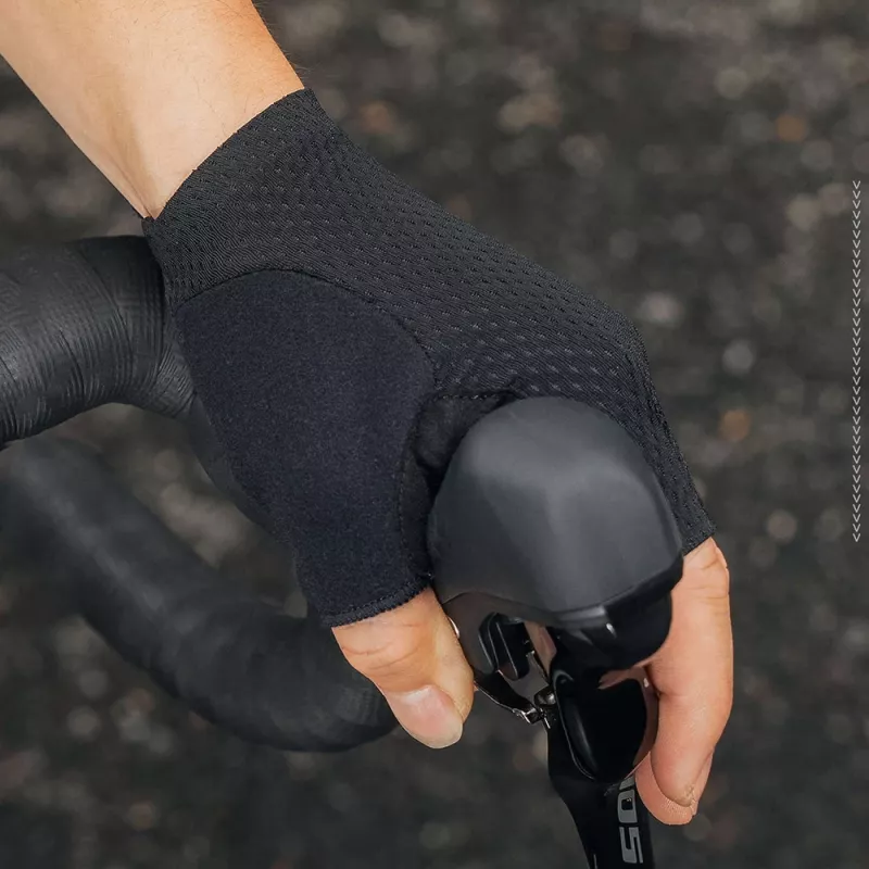 Rockbros TLS004 ROAD TO SKY Short Shock Absorbing Cycling Gloves S, Black