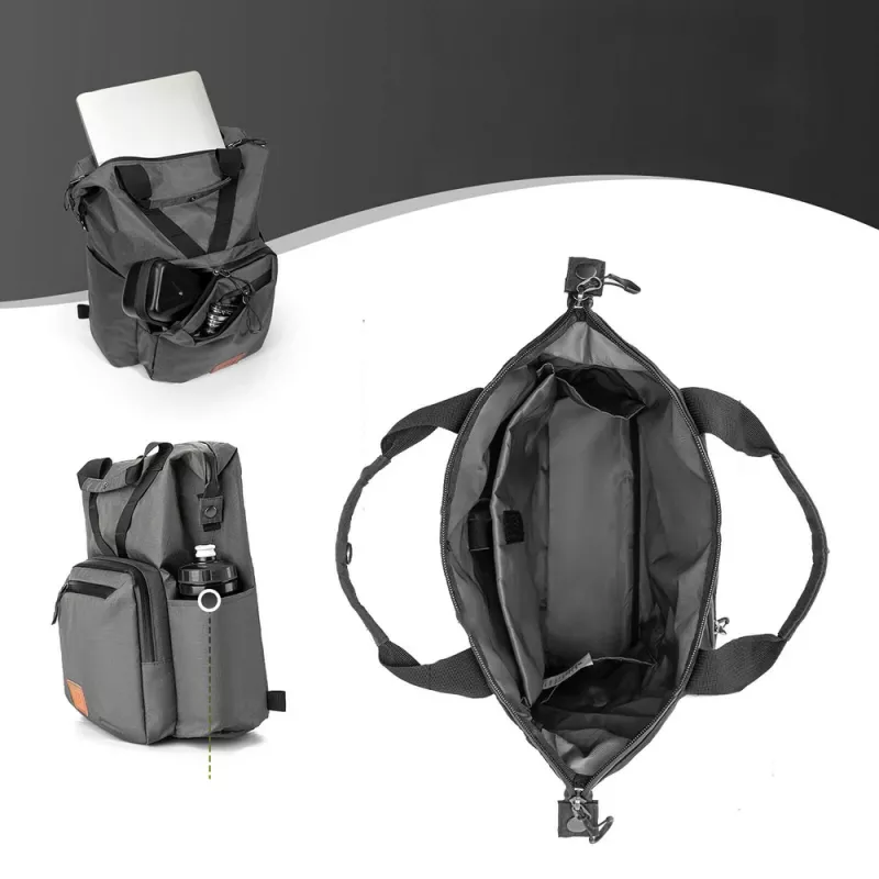 Rockbros H43 Backpack for Brompton Folding Bike, Gray