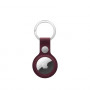 Apple AirTag FineWoven Key Ring, Burgundy