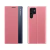 Hurtel New Sleep Case for Samsung Galaxy S25 Ultra with Flip Cover and Stand, pink