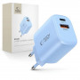 Tech-Protect NCA30 USB-A, USB-C Network Charger PD 30W / QC3.0 Baby Blue