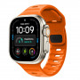 Tech-Protect Silicone Line Apple Watch 8 / 9 / 10 / 11 / 12 / SE / Ultra 44/45/46/49 mm Strap, Orange