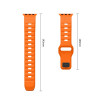 Tech-Protect Silicone Line Apple Watch 8 / 9 / 10 / 11 / 12 / SE / Ultra 44/45/46/49 mm Strap, Orange
