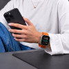 Tech-Protect Silicone Line Apple Watch 8 / 9 / 10 / 11 / 12 / SE / Ultra 44/45/46/49 mm Strap, Orange