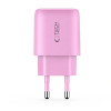 Tech-Protect NCA20 USB-A / USB-C wall charger PD 20W / QC3.0, Baby Pink