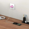 Tech-Protect NCA20 USB-A / USB-C wall charger PD 20W / QC3.0, Baby Pink
