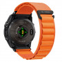 Tech-Protect Nylon Pro THP6032 watch strap for Garmin Fenix 5X / 5X Plus / 6X / 6X Pro / 7X / 8 / 8 Pro / 9 / 9 Pro (47 mm), orange