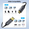 Tech-Protect UltraBoost DisplayPort / HDMI 2.0 cable, 4K 60 Hz, 200 cm, black