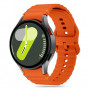 Tech-Protect Silicone Sport Strap for Samsung Galaxy Watch 4/5/5 Pro/6/7/FE, Orange
