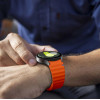 Tech-Protect Silicone Sport Strap for Samsung Galaxy Watch 4/5/5 Pro/6/7/FE, Orange