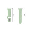 Tech-Protect Silicone band for Apple Watch 8 / 9 / 10 / 11 / 12 / SE (40 / 41 / 42 mm), Pistachio
