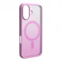 Puro Gradient MagSafe Silicone Case for iPhone 16, Pink