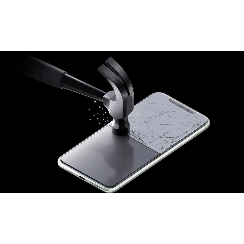 3MK NeoGlass Composite Glass Screen Protector for Samsung Galaxy S21, black
