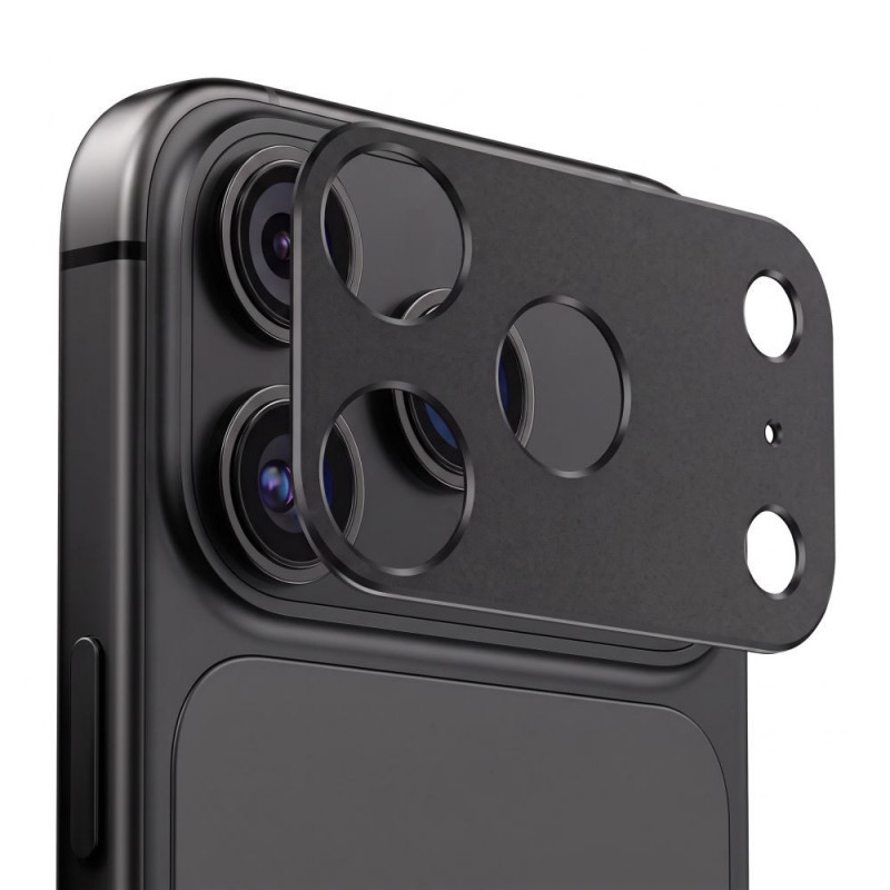 Tech-Protect Camalloy Fit+ Camera Cover for Apple iPhone 18 Pro, Black