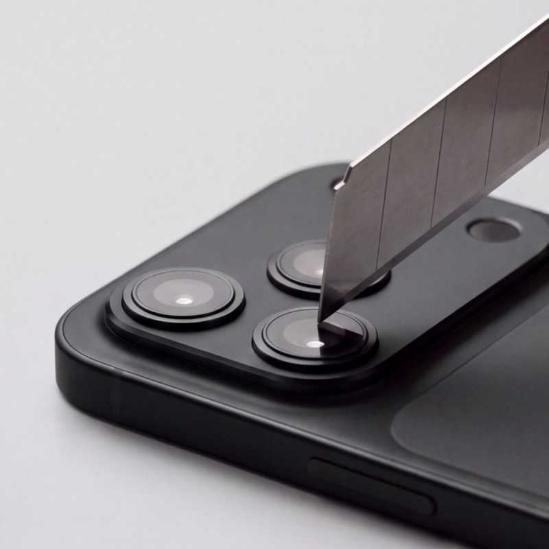 Tech-Protect Camalloy Fit+ Camera Cover for Apple iPhone 18 Pro, Black