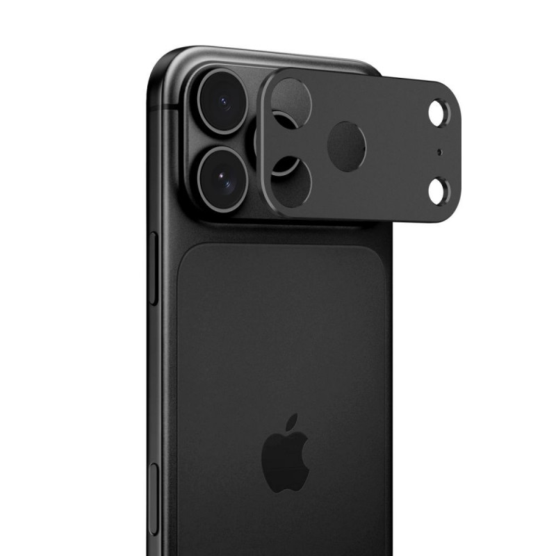 Tech-Protect Camalloy Fit+ Camera Cover for Apple iPhone 18 Pro Max, Black