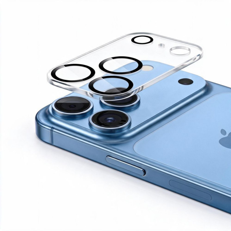 Tech-Protect Cam Fit+ Camera Cover for Apple iPhone 18 Pro Max, Clear