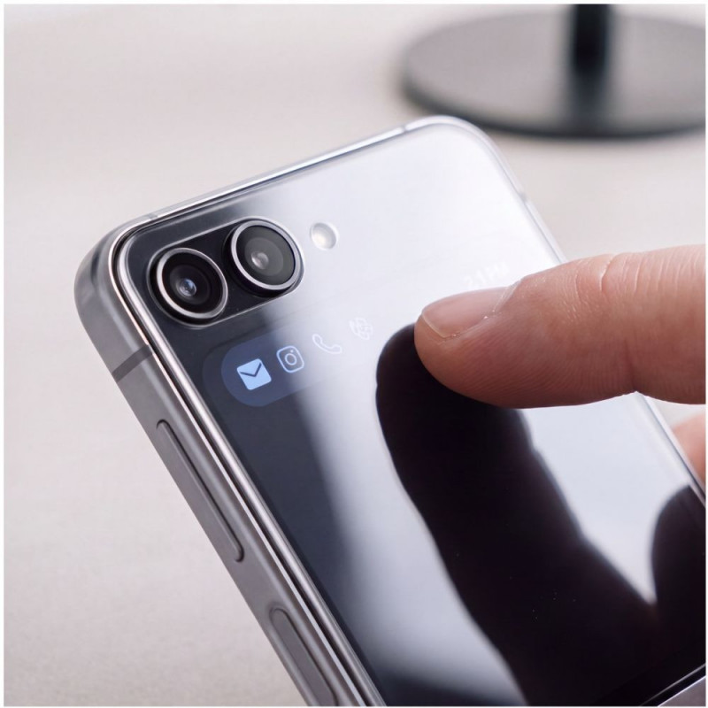 Tech-Protect Easy Set Foil & Glass Fit+ 4in1 Screen Protection for Samsung Galaxy Z Flip 7 / 8, Clear (2+2 pcs)