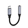 Tech-Protect Ultraboost USB-C to 3.5 mm Mini Jack DAC Adapter, Iron Grey