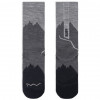 Buff Merino Lightweight Crew Sock LWC3, Black, L
