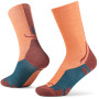 Buff Merino Lightweight Crew Sock LWC4, Flamingo, L