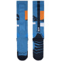 Buff Merino HW Over The Calf Socks HWO1, Royal Blue, L